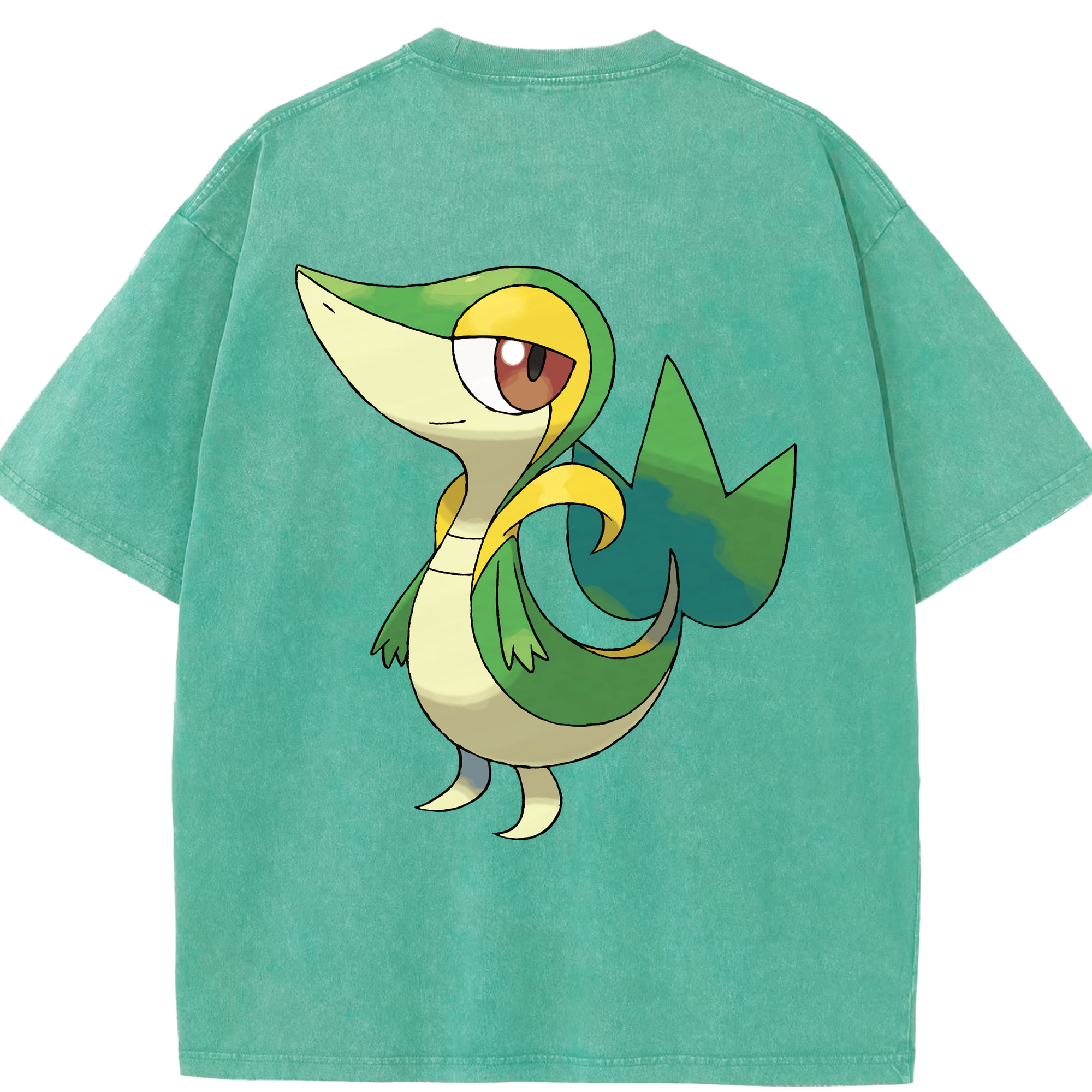 （画像用） ポケットモンスター Pokémon 綿100% ヴィンテージ風 半袖Tシャツ（背面プリント）